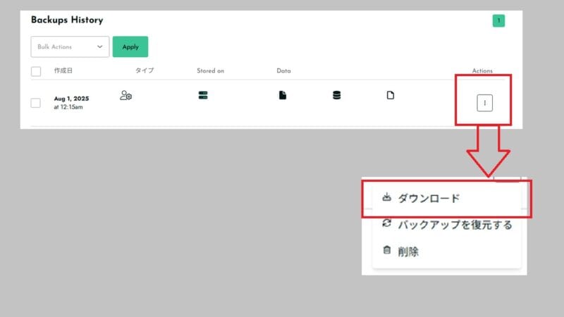 バックアップデーターのダウンロード-BackWPup－WordPressプラグイン